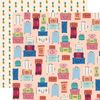 Bon Voyage Luggage Scrapbook Paper