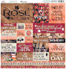 Rose All Day Wine Scrapbook Sticker Sheet Rose All Day Wine Scrapbook Sticker Sheet