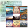 YOLO Bucket List Travel Scrapbook Paper