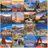 National Park Scrapbook Sticker sheet
