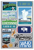 Wyoming Jetsetter Stickers Wyoming Jetsetter Stickers