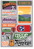Tennessee Jetsetter Stickers Tennessee Jetsetter Stickers