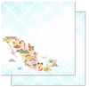 Mexico Icon Map Scrapbook Paper