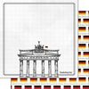 Brandenburg Gate Adventure Scrapbook Paper