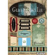 Guatemala Travel Scrapbook Stickers