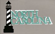 North Carolina Lighthouse Cut Out 