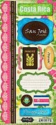 Paradise Costa Rica Scrapbook Stickers