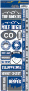 Passports Rockies Scrapbook Stickers