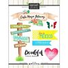 Costa Maya Getaway Scrapbook Stickers Costa Maya Getaway Scrapbook Stickers