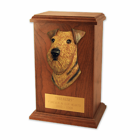 Airedale Memorial Urn