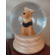 Airedale Terrier Snowglobe / Red Heart Glitterglobe