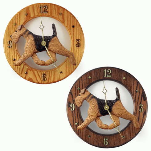 Airedale Wall Clock -Standard