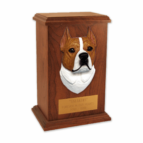 American Staffordshire Terrier Memorial Urn