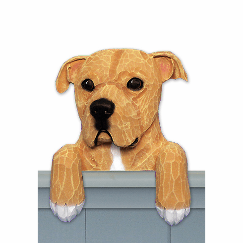 American Staffordshire Terrier Natural Door Topper