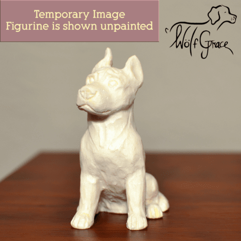 American Staffordshire Terrier / Pitbull Cropped Ears Dog Christmas Ornament