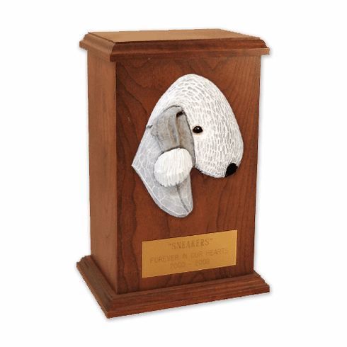 Bedington Terrier Memorial Urn