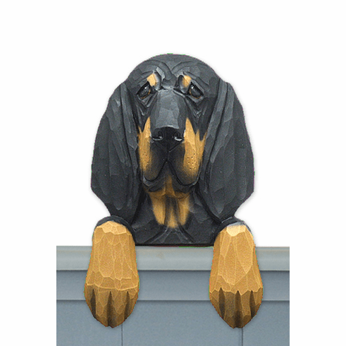 Black and Tan Coonhound Door Topper
