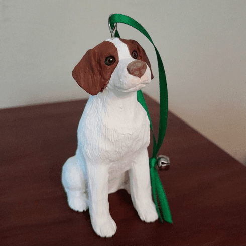 Brittany Spaniel Dog Christmas Ornament