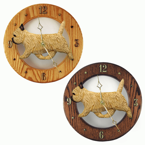 Cairn Terrier Wall Clock-Wheaten