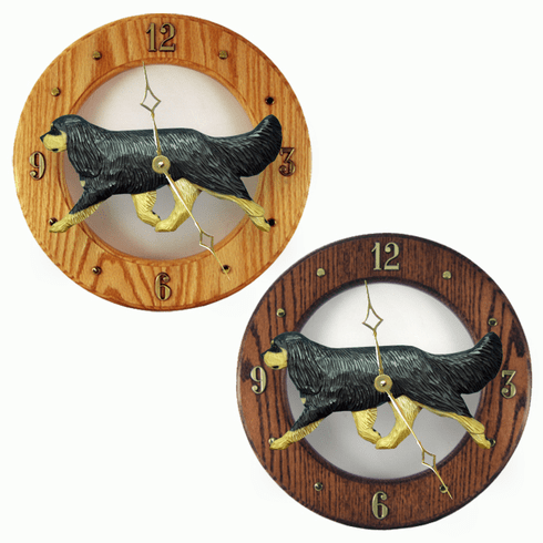 Cavalier King Charles Spaniel Wall Clock-Black and Tan