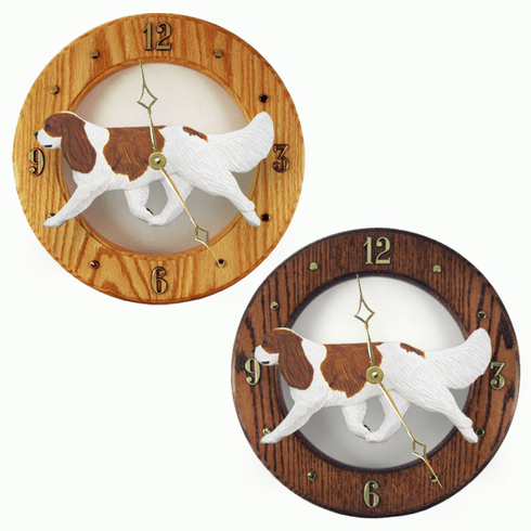 Cavalier King Charles Spaniel Wall Clock-Blenheim