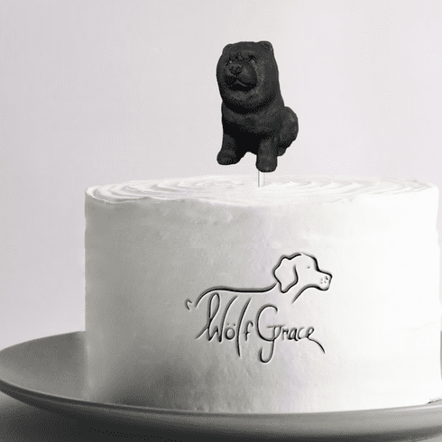 Chow Chow Cake Topper