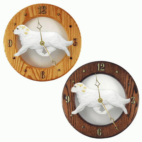 Clumber Spaniel Wall Clock-Lemon