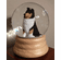 Collie Snowglobe / Red Heart Glitterglobe