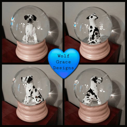  Custom Great Dane Snowglobe