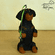Dachshund Wirehair 3-Dimenional Christmas Ornament