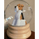 Fox Terrier Wire Coat Snowglobe / Red Heart Glitterglobe