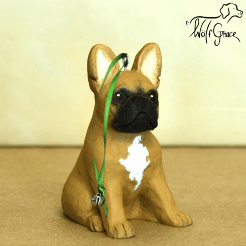 French Bulldog 3-Dimenional Christmas Ornament