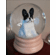 French Bulldog Snowglobe / Red Heart Glitterglobe