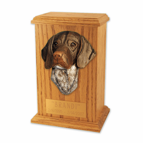 German Shorthaired Pointer Memorial Urn