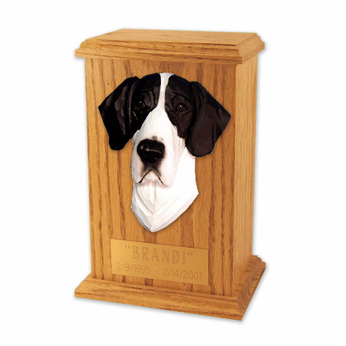 Great Dane Natural Memorial Urn
