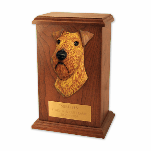 Irish Terrier Memorial Urn