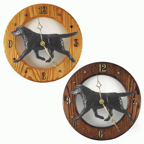 Labrador Retriever Wall Clock-Black