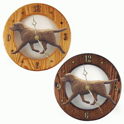 Labrador Retriever Wall Clock-Chocolate
