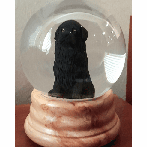 Newfoundland Snowglobe / Red Heart Glitterglobe