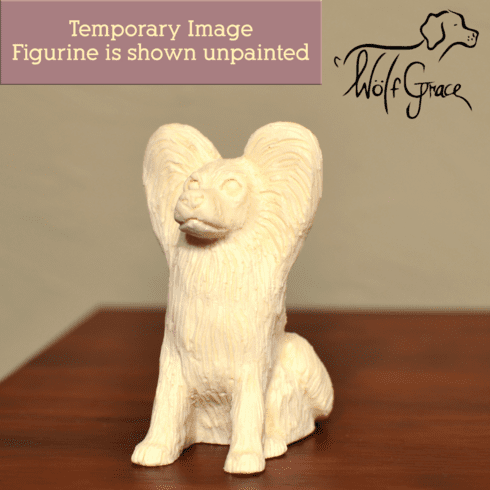 Papillon Snowglobe / Red Heart Glitterglobe