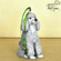 Poodle Dog Christmas Ornament