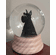 Schnauzer Cropped Ears Snowglobe / Red Heart Glitterglobe