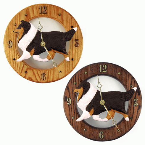 Shetland Sheepdog Wall Clock-Tri