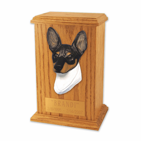 Toy Fox Terrier Memorial Urn