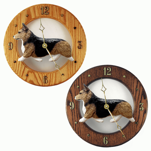 Welsh Corgi (Pembroke) Wall Clock-Sable