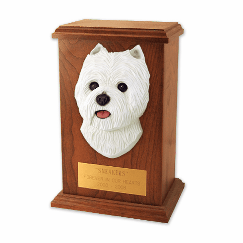 West Highland Terrier Memorial Urn