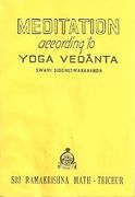 Meditation according to Yoga Vedanta