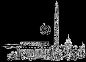 Maori DC Skyline Print