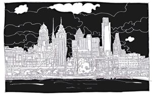 Philadelphia Skyline Print