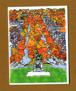 Monument Avenue, Richmond, Box of 8 small note cards